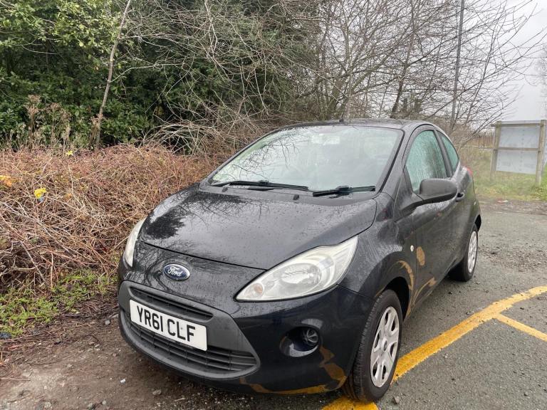 FORD KA 1.2 STUDIO PETROL S/S 61 REG BLACK TAX £35 YEAR MOT APRIL 30TH 2026 LOW INSURANCE 48+MPG