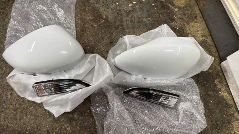 Mirror covers + mirror indicators