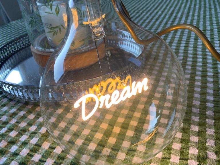 MiniSun B22 2W Vintage 'Dream' Bulb Globe – Clear Glass, New in Box x2 