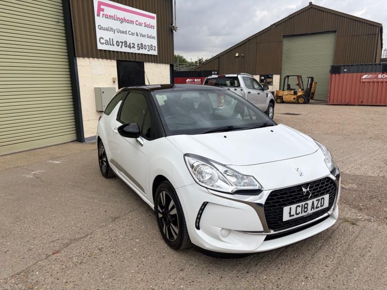 2018 DS Automobiles DS 3 1.2 PureTech 82 Chic 3dr HATCHBACK Petrol Manual