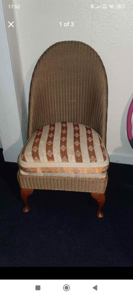 Lloyd Loom Sprung Chair