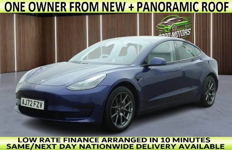 2022 72 TESLA MODEL 3 SALOON 4DR ELECTRIC AUTO RWD (241 BHP)