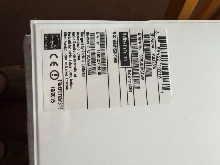 Apple MacBook Pro 15-inch - NEW, Unused in Box