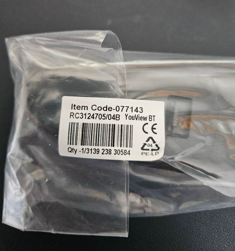 Genuine Official BT YouView Remote Control RC3124705/04B - Brand New ...