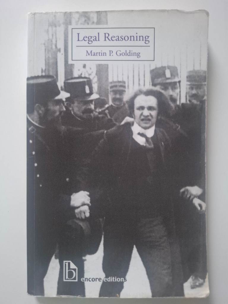Paperback - Legal Reasoning by Martin P. Golding