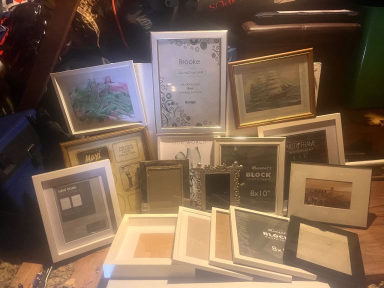 JobLot of Photo Frames - Various sizes £10