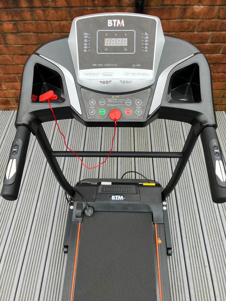 BTM W501 Electric Treadmill with USB & Speakers (Folding) 