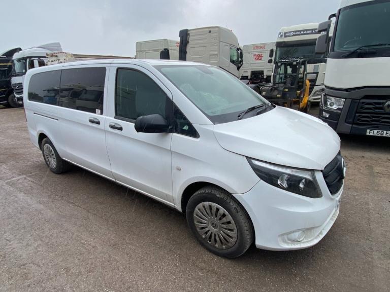 2021 21 REG MERCEDES-BENZ VITO TOURER PRO 9 SEATER MINIBUS AUTO DAMAGED SALVAGE