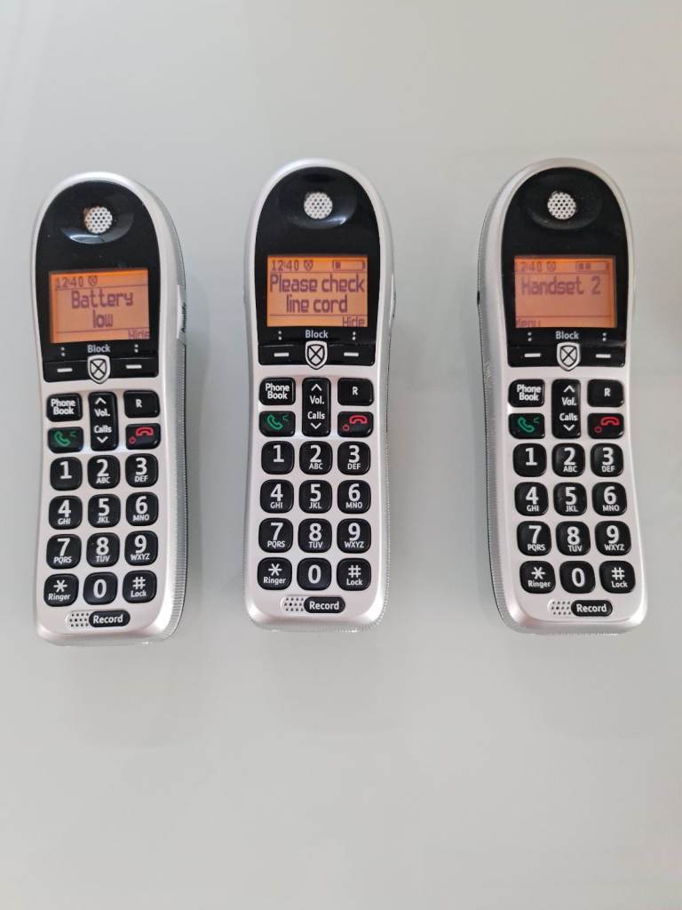 BT 4600 big button trio