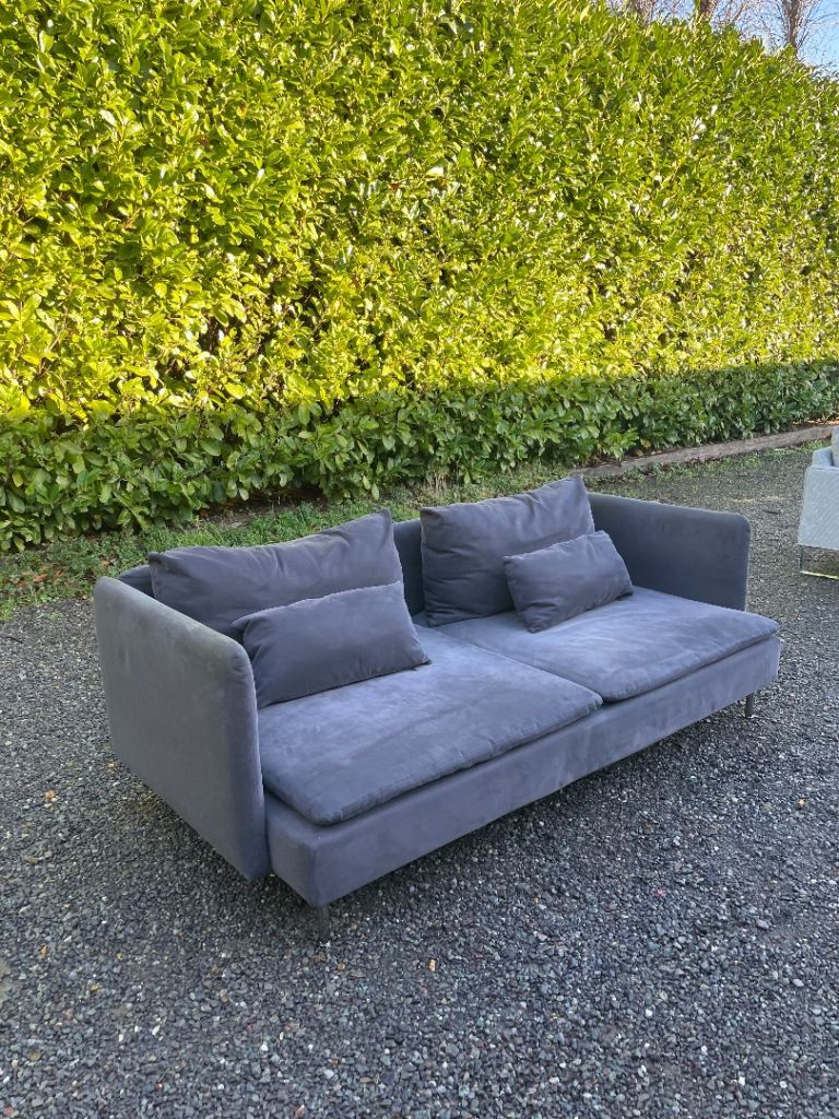 FREE DELIVERY 🥰🚚🥰 IKEA SODERHAMN DARK GREY LARGE 2 SEATER SOFA GOOD CONDITION 
