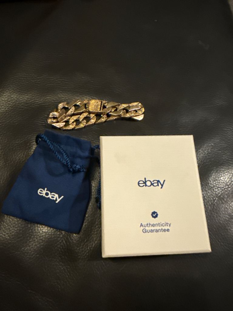 Vintage Gold Bracelet - Men's Heavy 82g Cuban Link Not Scrap
