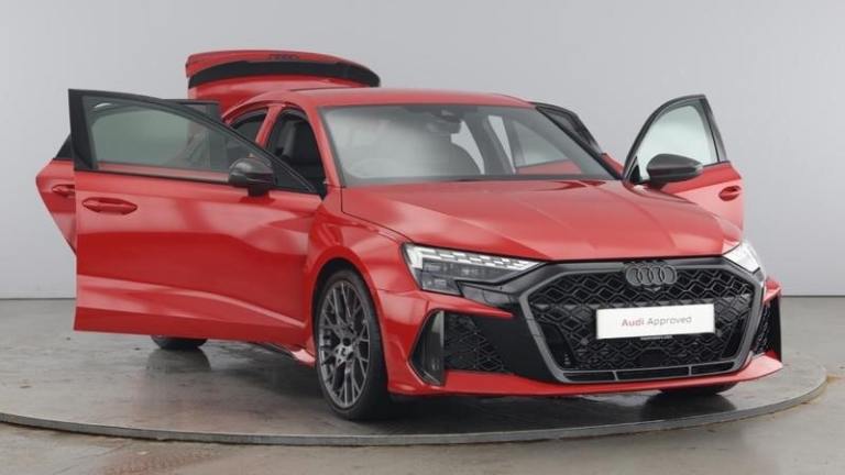 2025 Audi RS3 RS 3 TFSI Quattro Carbon Black 4dr S Tronic Saloon Petrol Automatic
