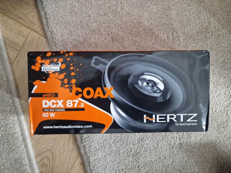 NEW HERTZ DCX 87.3 SPEAKERS