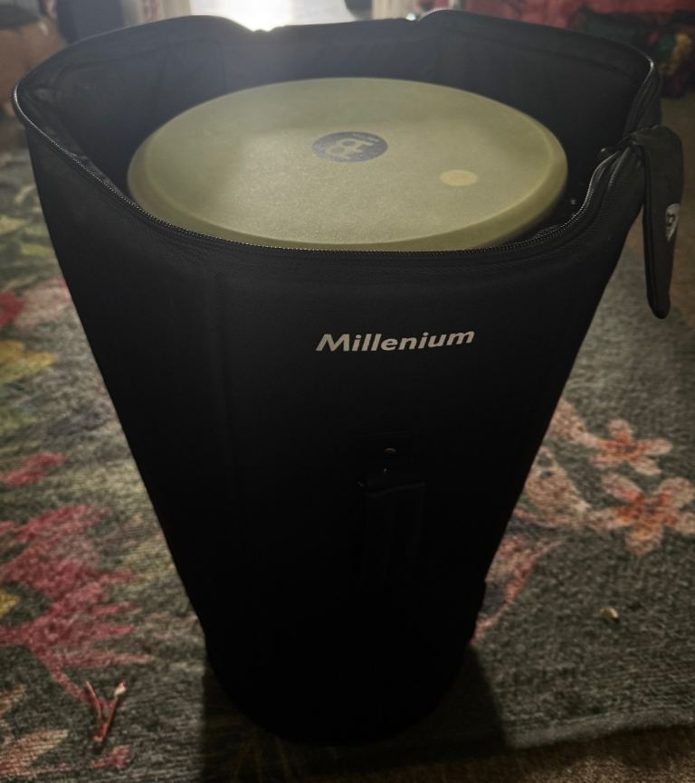 Meinl 12inch Jumbo Djembe As New Condition With Djembe Protection Bag