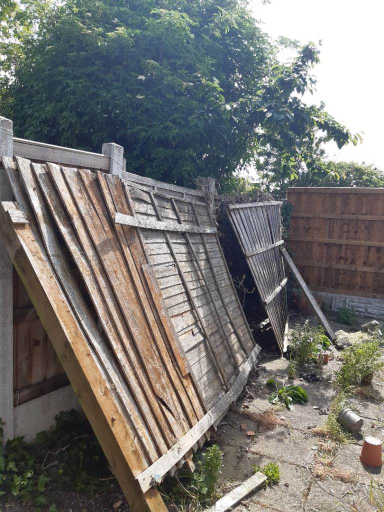 fence panels - wood for collection