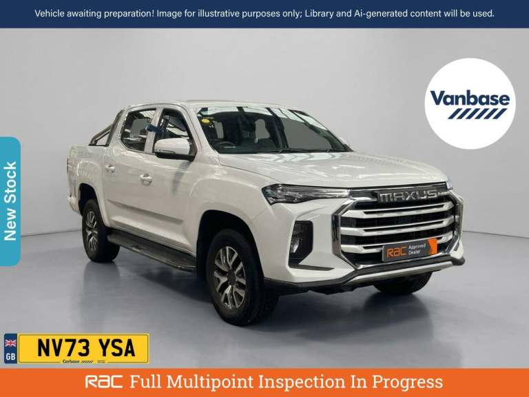 2023 Maxus T90EV 88.5kWh Elite Pickup Double Cab 4dr Electric Auto RWD (177 ps) Pick Up ELECTRIC ...