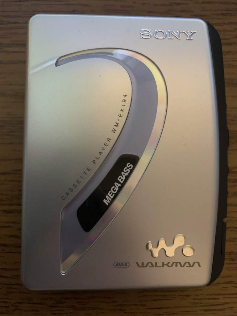 Sony Silver Walkman WM-EX194 Mega Bass Portable Cassette Player
