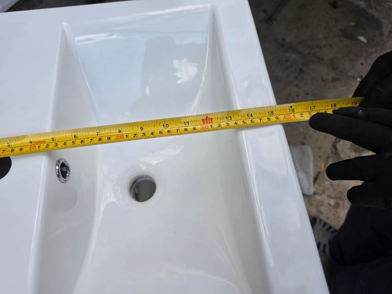 Brand New White Bathroom Vanity Unit with Basin