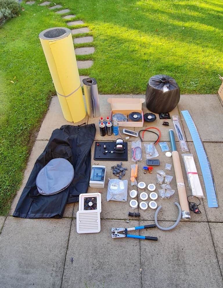 Large Bundle Camper Parts
