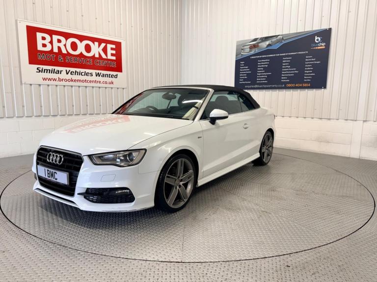 2015 Audi A3 Cabriolet 2.0 TDI S line Euro 6 (s/s) 2dr CONVERTIBLE Diesel Manual
