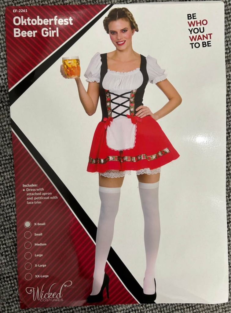 Oktoberfest Drindl Costume