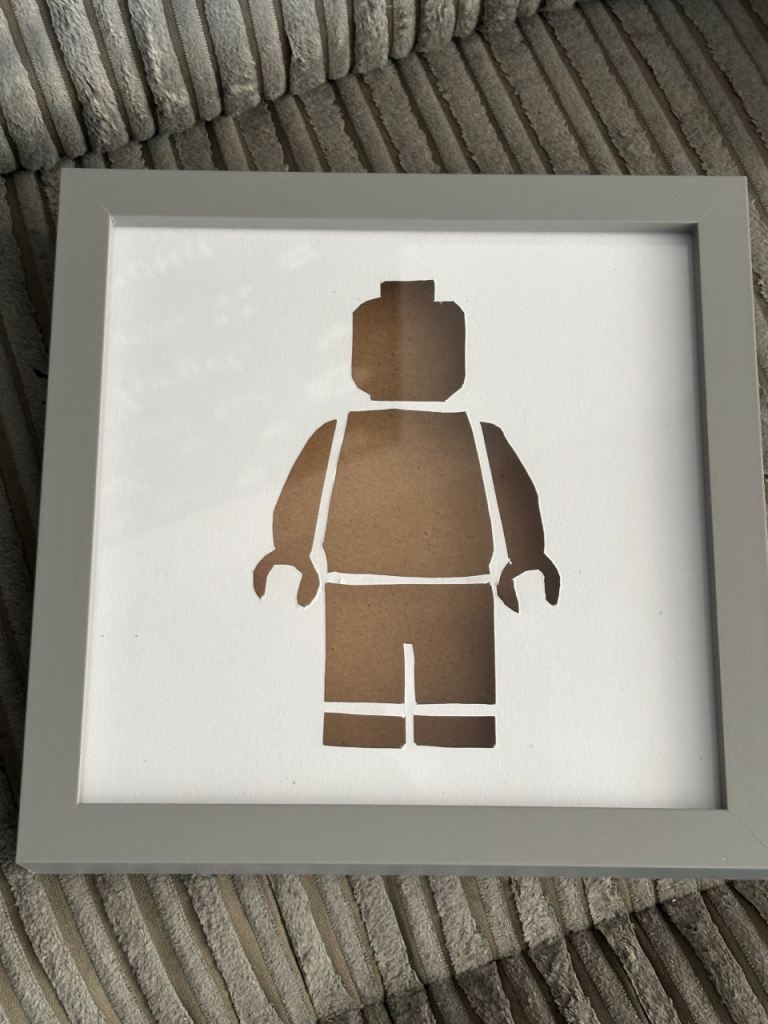 Lego man spare bits frame 