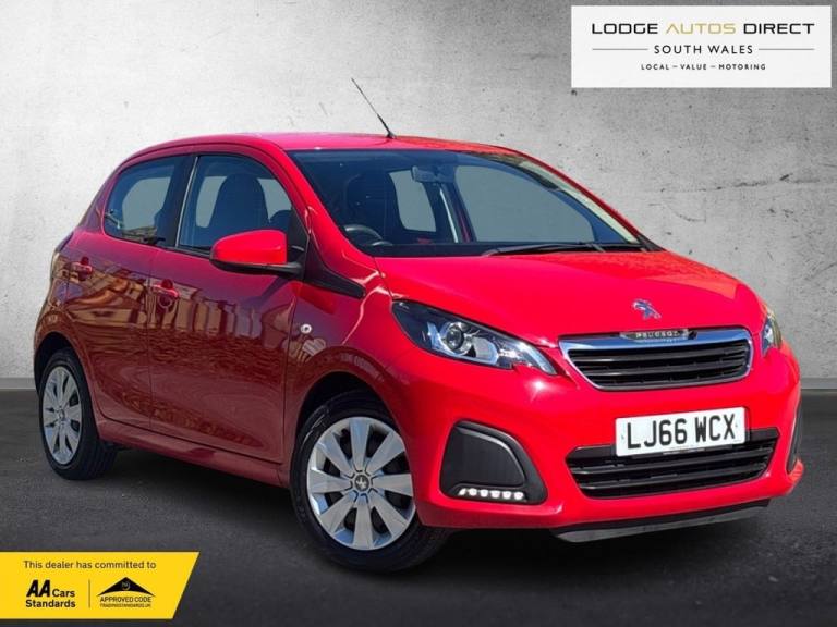2016 Peugeot 108 1.0 Active Hatchback 5dr Petrol Manual Euro 6 (68 ps) Hatchback Petrol Manual
