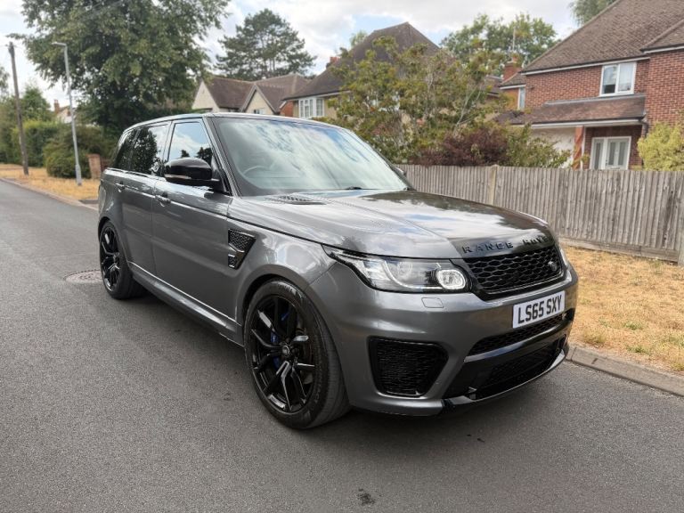 Land Rover Range Rover Sport SVR 5.0, 2015, Grey, ULEZ, LED Steering, 22 Wheels, Panroof