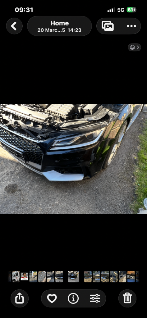 Audi ttrs front bumper