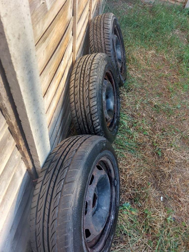 3x TYRES. "Antares 68" (x2) and "Toledo TL1000" (x1) 185 x 65r x 15 88h tyres with good tread