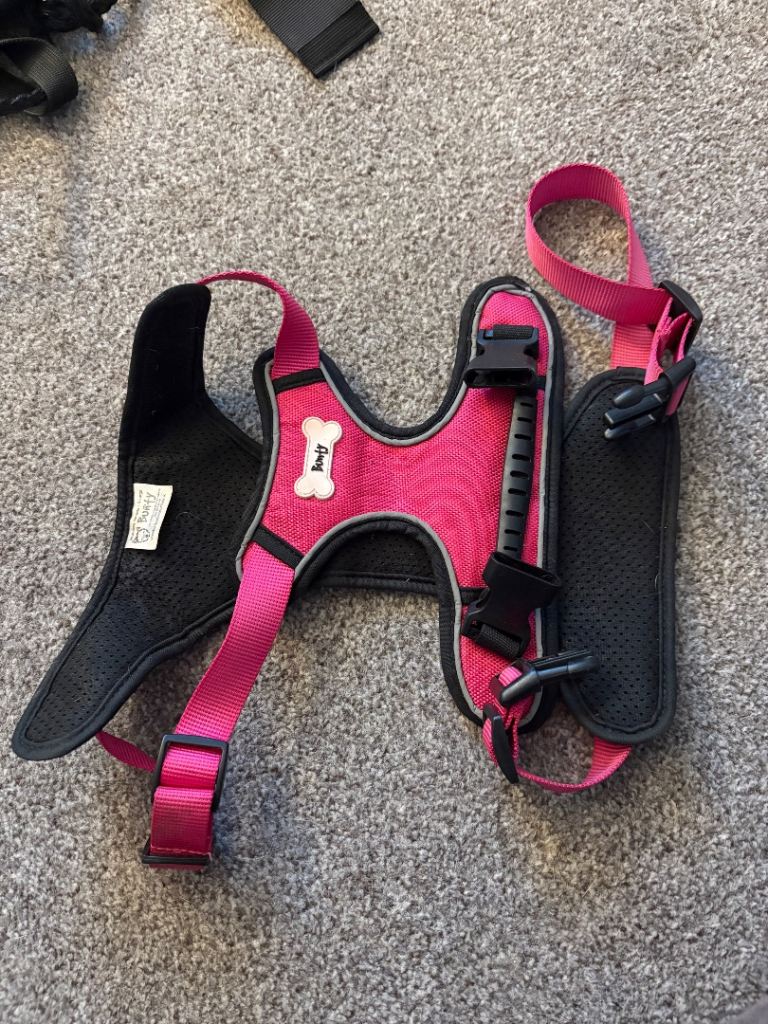 Bunty Dog Harness Pink X-Large