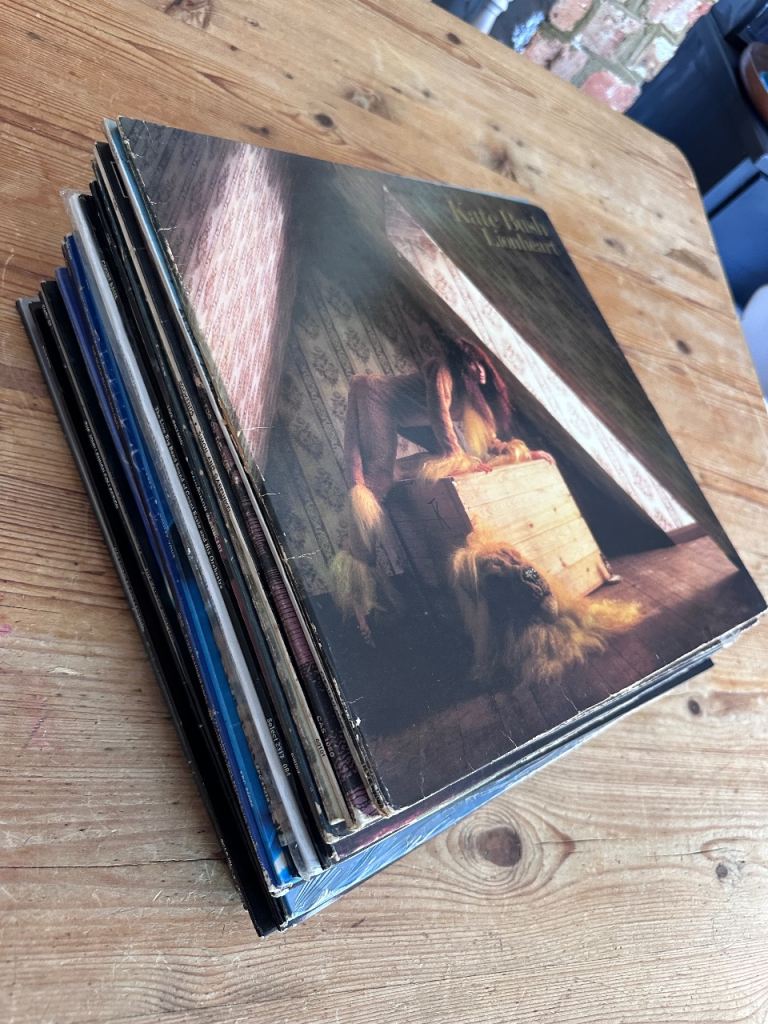 24 x  Rock & Pop Vintage Vinyl Record Collection Joblot. Bush, Lennon, Clapton