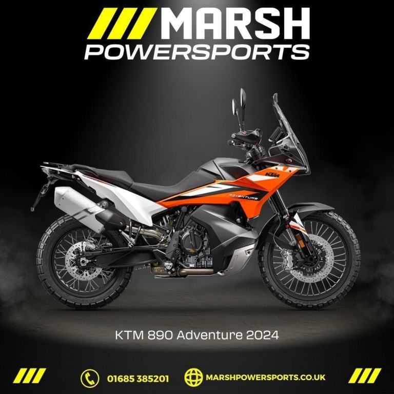 KTM 890 Adventure 2024 - KTM Main Dealer - NOW 1,300 OFF! 0% Finance Available!