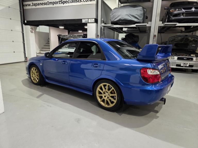 SUBARU IMPREZA WRX STI 2.0L JDM WIDE TRACK TWIN SCROLL Blue Manual Petrol 2004