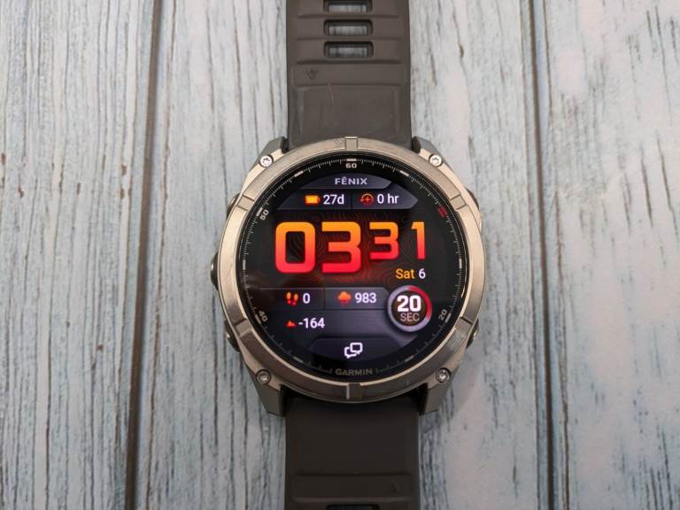 Garmin Fenix 8 Pro AMOLED Sapphire Titanium - 51mm (Titanium with graphite band)