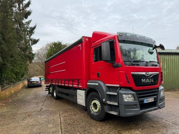 MAN TGS26.360 28ft Curtainside Body Sliding Roof 