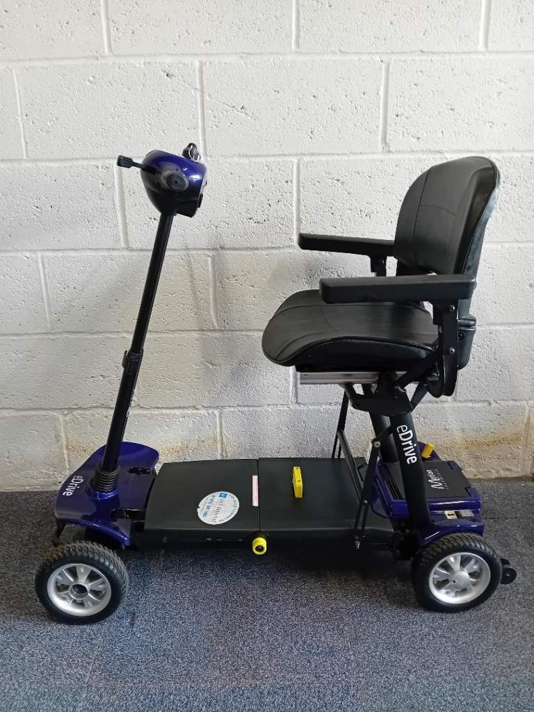 Motion eDrive, lightweight folding Mobility Scooter - Blue, Good Condition