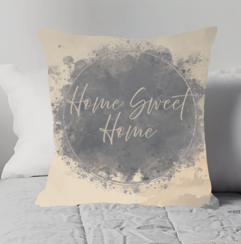 17x17 inch Cushion Cover Home Sweet Home