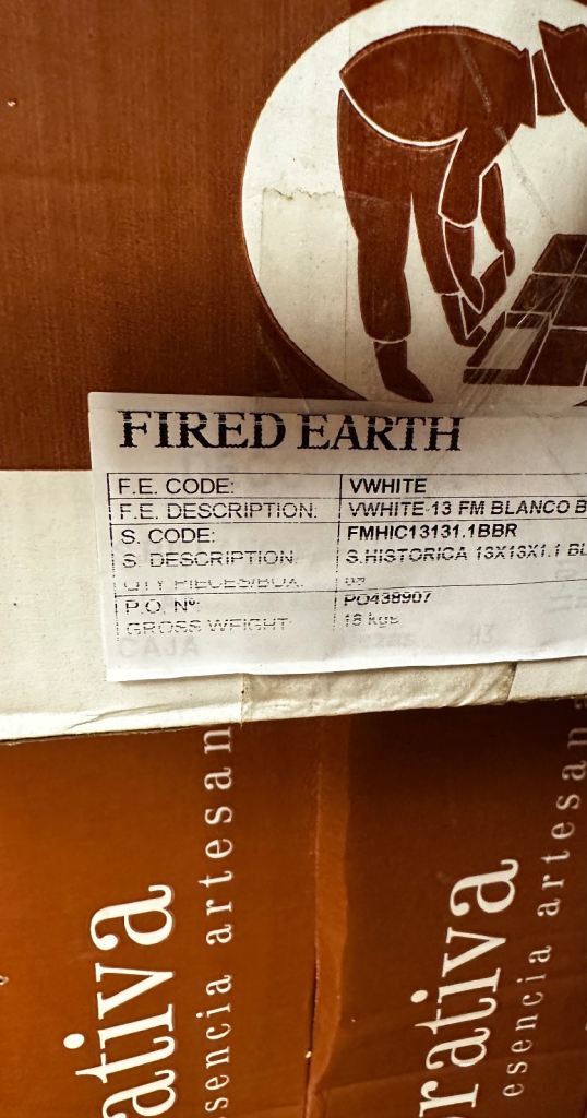 Fired earth tiles 