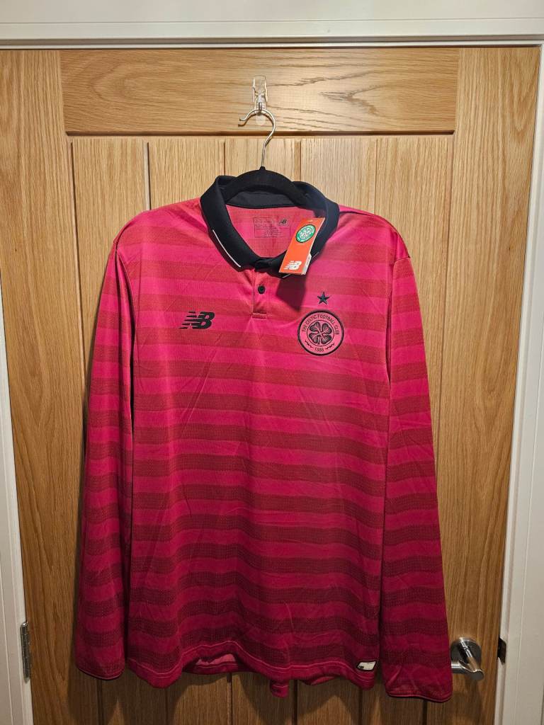 Celtic FC 2016/2017 Third Strip Long Sleeve Sponsorless XL