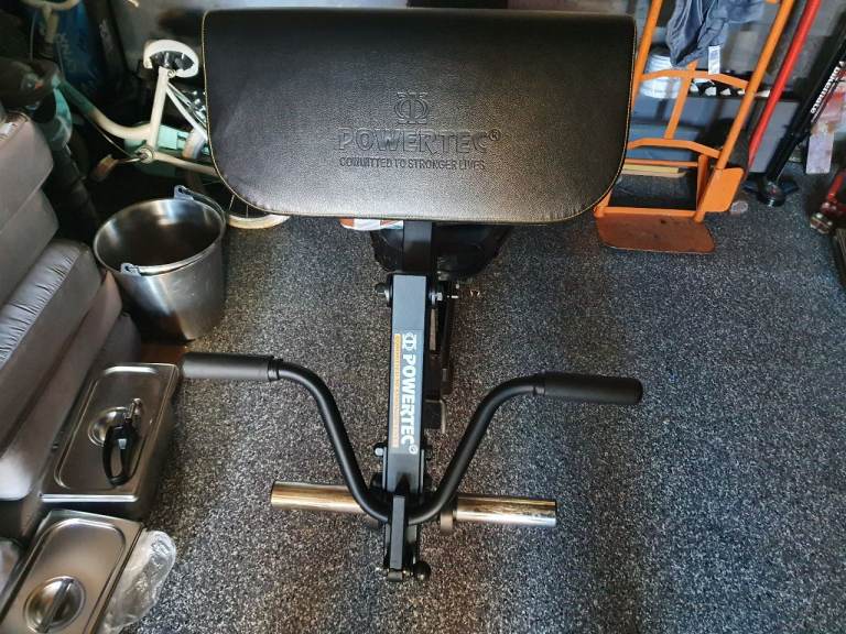 Powertec preacher curl attachment 