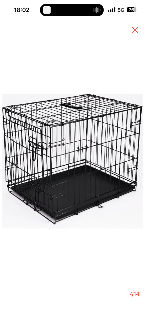 Small dog crate only used twice