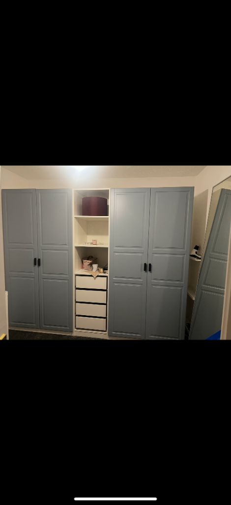 IKEA PAX wardrobe blue 