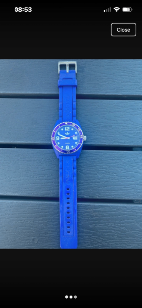 Adidas purple watch 