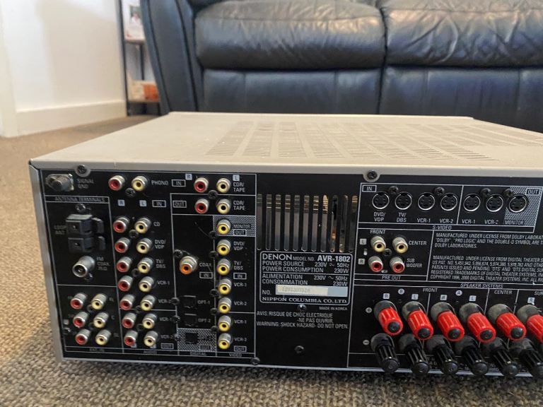 Denon AVR-1802 AV Receiver Amplifier - Silver