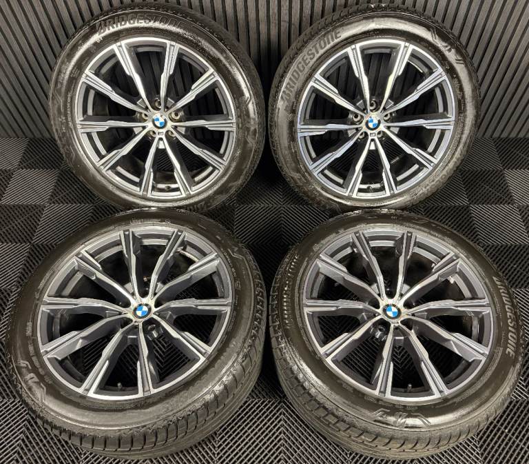 20'' GENUINE BMW X5 X6 G05 G06 740M SPORT ALLOYS WHEELS ALLOYS TYRES