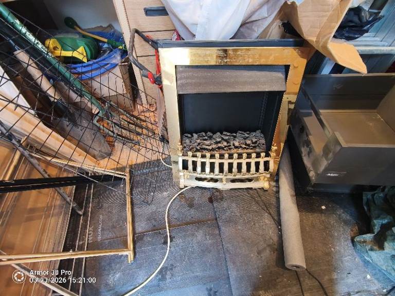 Electric Fire heater and Marble Surround for sale 