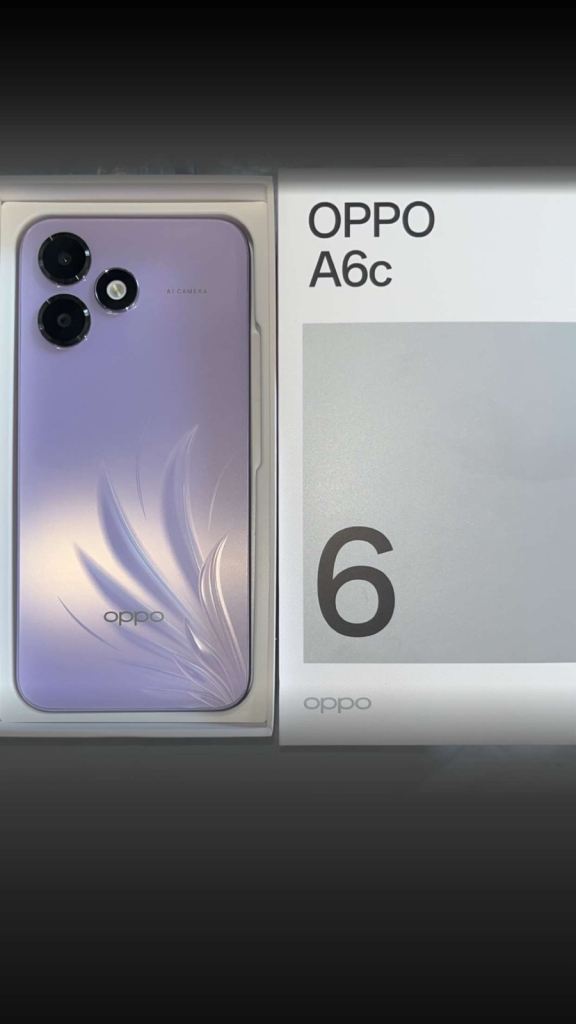 Oppo A6c Mobile Phone - Brand New, Purple