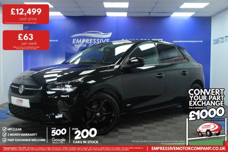 2021 71 VAUXHALL CORSA 1.2 GRIFFIN HATCHBACK 5DR PETROL MANUAL EURO 6 (75 PS)