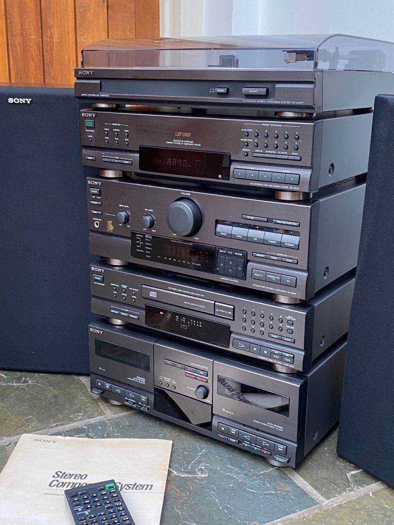 Vintage Sony LBT-D507 Stereo Stack Hifi System 